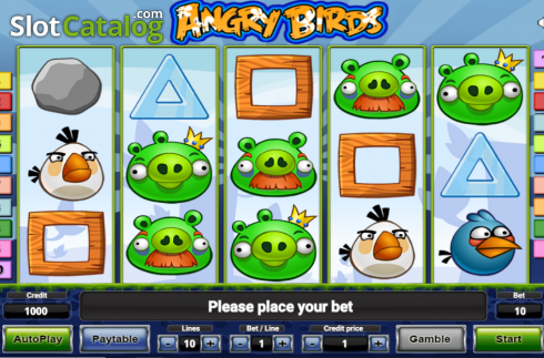 Скрин2. Angry Birds (Novomatic) слот