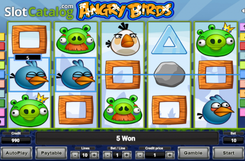Скрин4. Angry Birds (Novomatic) слот