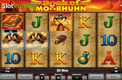 Скрин3. Book of Moorhuhn слот