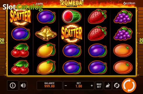 Скрин2. 20 Mega Hotfire слот