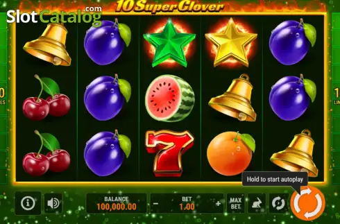 Скрин2. 10 Super Clover слот