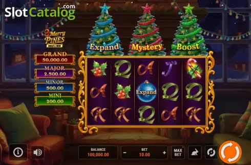 Скрин2. 3 Merry Pines Hold and Win слот