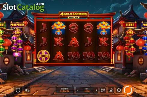 Скрин2. 4 Gold Lanterns Hold and Win слот