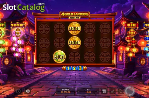 Скрин3. 4 Gold Lanterns Hold and Win слот