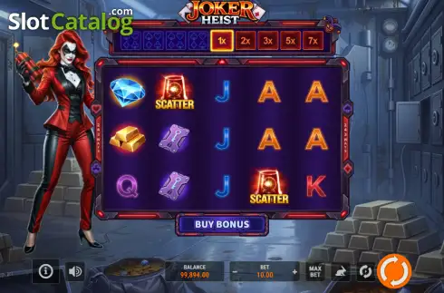 Скрин2. Joker Heist (Novomatic) слот