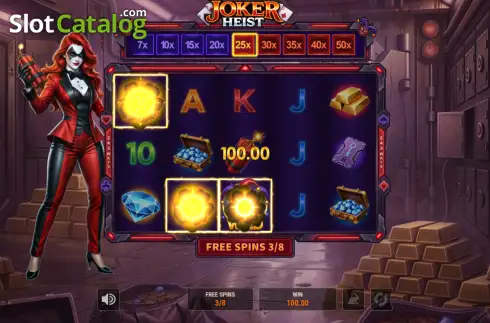 Скрин3. Joker Heist (Novomatic) слот