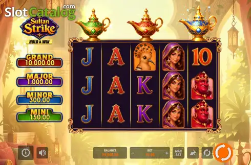 Скрин2. Sultan Strike: Hold & Win слот
