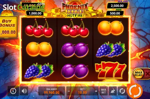 Скрин2. Phoenix Hit Hotfire слот