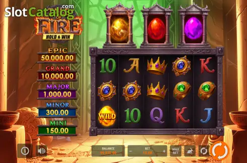 Скрин2. Tale of Fire Hold & Win слот