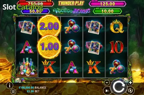 Скрин2. Thunder Play Voodoo Magic слот