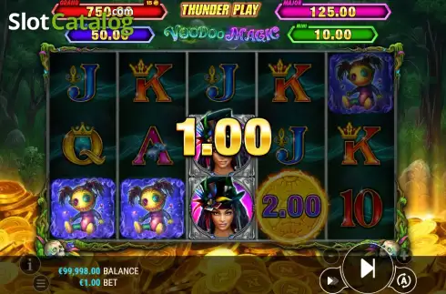 Скрин3. Thunder Play Voodoo Magic слот