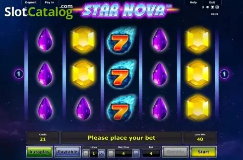 Скрин2. Star Nova слот