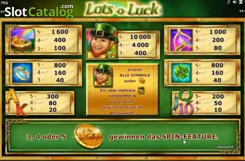 Скрин4. Lots-o-Luck слот