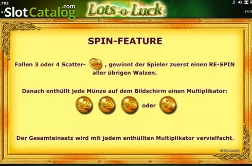 Скрин5. Lots-o-Luck слот