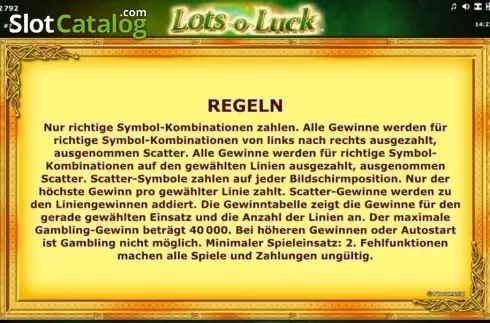Скрин6. Lots-o-Luck слот