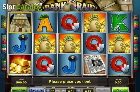 Скрин2. Bank Raid (Novomatic) слот