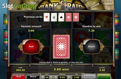 Скрин5. Bank Raid (Novomatic) слот