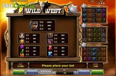 Скрин4. Wild West Hi-Roller (Novomatic) слот