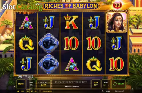 Скрин3. Riches of Babylon слот