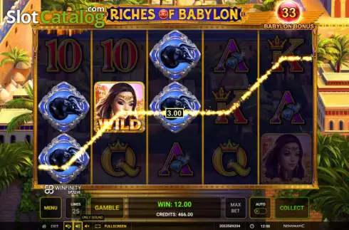 Скрин5. Riches of Babylon слот