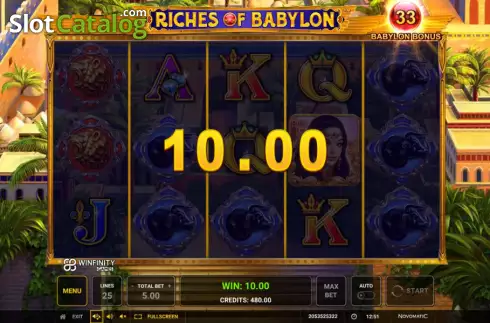 Скрин6. Riches of Babylon слот