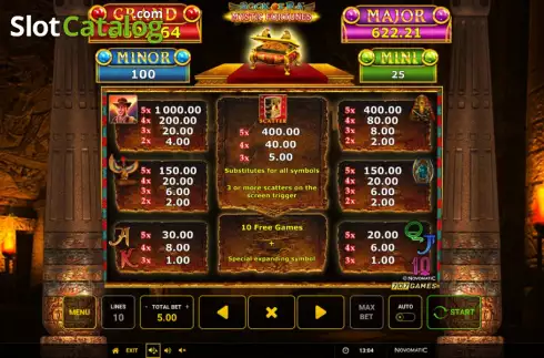 Скрин7. Book of Ra Mystic Fortunes слот