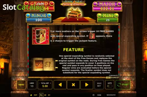 Скрин8. Book of Ra Mystic Fortunes слот
