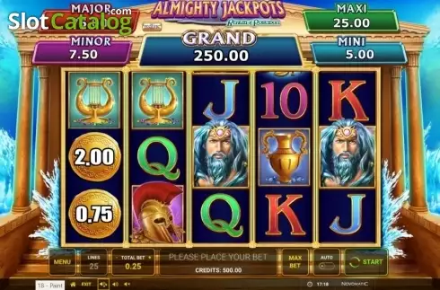 Скрин3. Almighty Reels - Realm of Poseidon слот