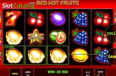 Скрин2. Red Hot Fruits (Novomatic) слот