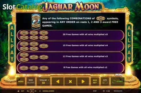 Скрин4. Jaguar Moon слот