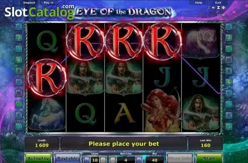 Скрин3. Eye of the Dragon слот
