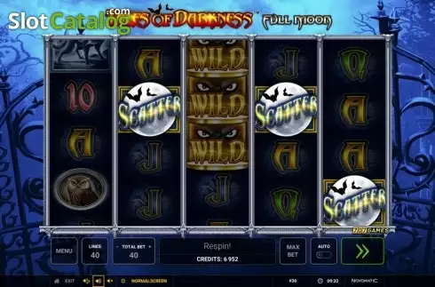 Скрин2. Tales of Darkness: Full Moon слот
