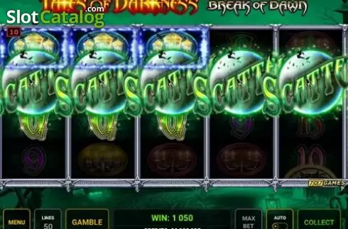 Скрин2. Tales of Darkness Break of Dawn слот