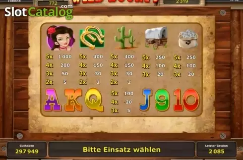 Скрин5. Wild Bounty (Big Wave Gaming) слот
