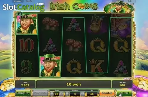 Скрин3. Irish Coins (Novomatic) слот