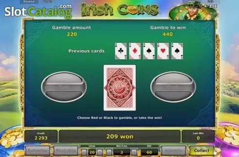 Скрин6. Irish Coins (Novomatic) слот