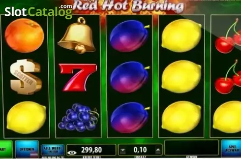 Скрин3. Red Hot Burning слот