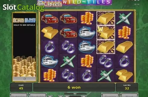 Скрин3. Bling Bling Wild Tiles слот