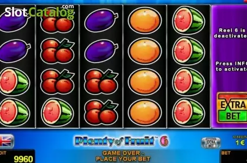 Скрин2. Plenty Of Fruit 6 слот