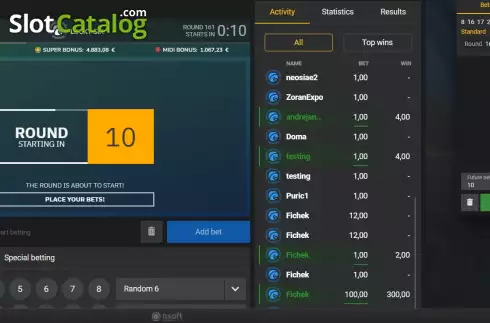 Скрин3. Lucky Six (Nsoft) слот