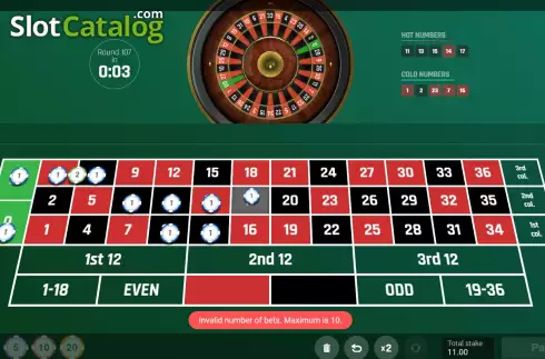 Скрин2. Lightning Roulette (Nsoft) слот