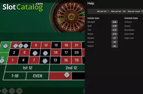 Скрин3. Lightning Roulette (Nsoft) слот