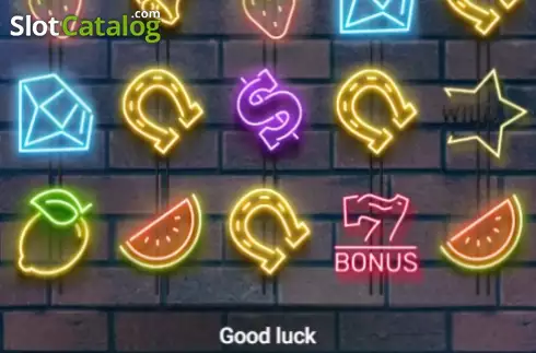 Скрин2. Classic Neon слот