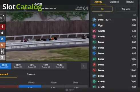Скрин5. Virtual Greyhound Races слот