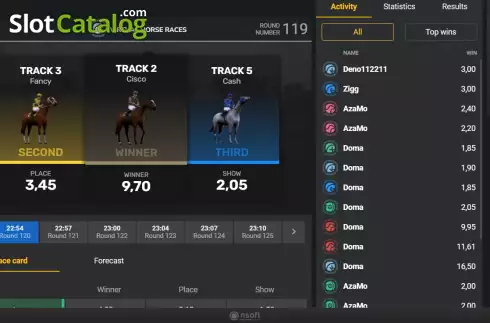 Скрин6. Virtual Horse Races слот