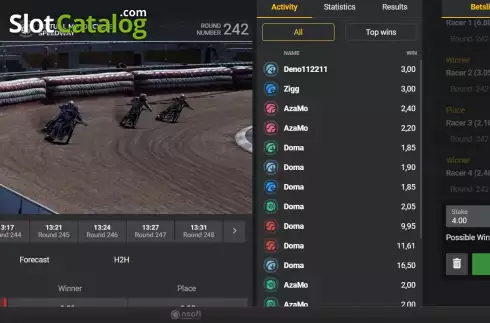 Скрин4. Virtual Motorcycle Speedway слот