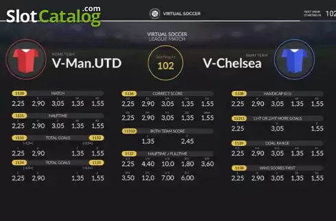 Скрин2. Virtual Soccer (Nsoft) слот