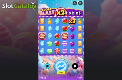 Скрин2. Sugar Blast (Nsoft) слот