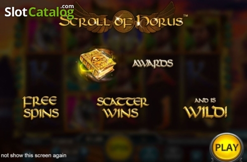 Скрин2. Scroll of Horus слот