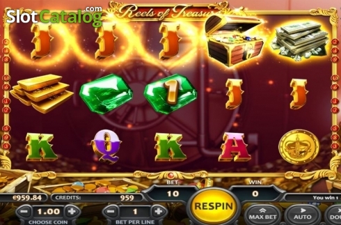 Скрин4. Reels of Treasure слот